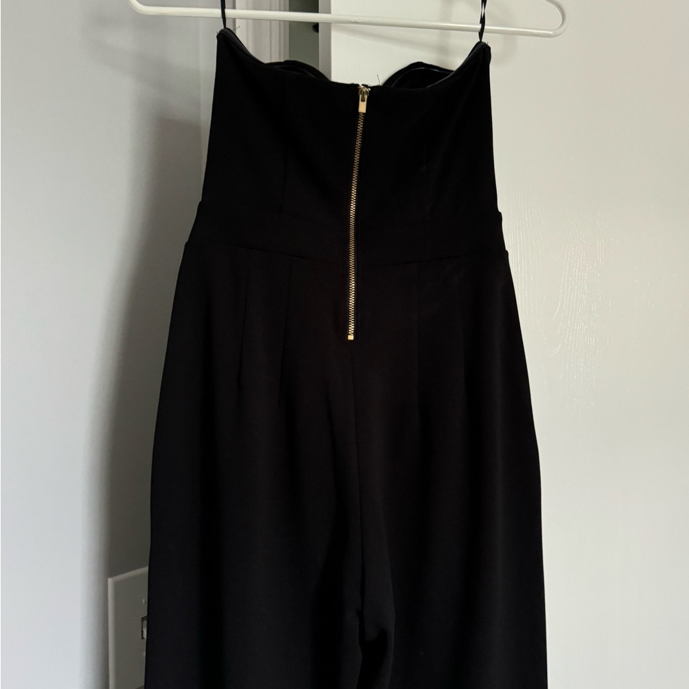 Express Black Strapless Jumpsuit - Picture 3 of 4